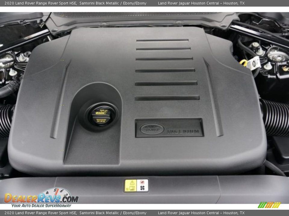 2020 Land Rover Range Rover Sport HSE Santorini Black Metallic / Ebony/Ebony Photo #32