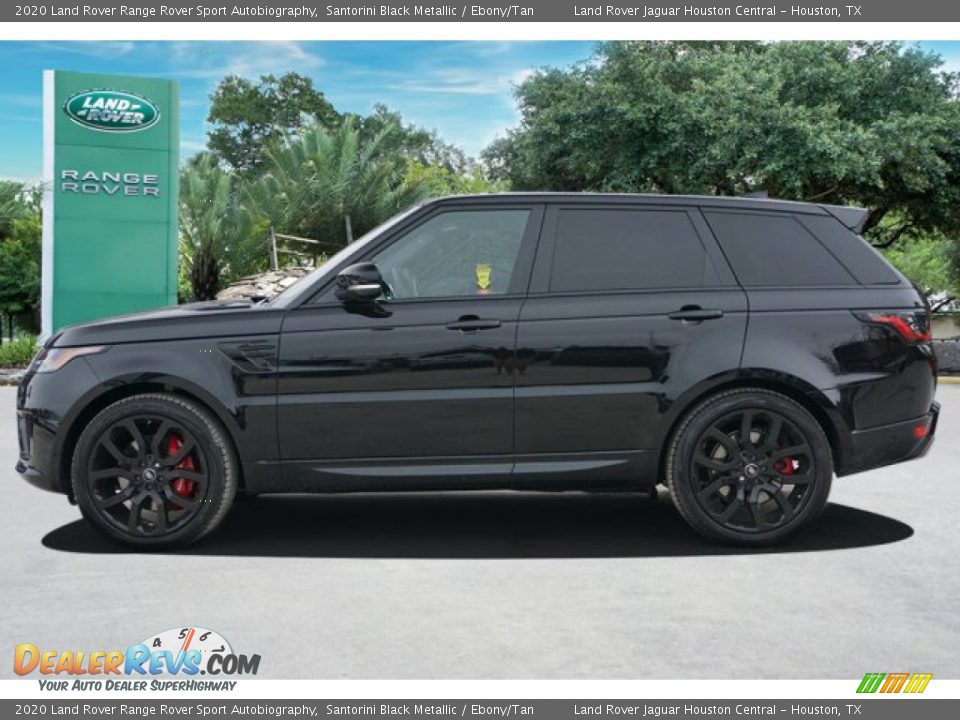 2020 Land Rover Range Rover Sport Autobiography Santorini Black Metallic / Ebony/Tan Photo #3