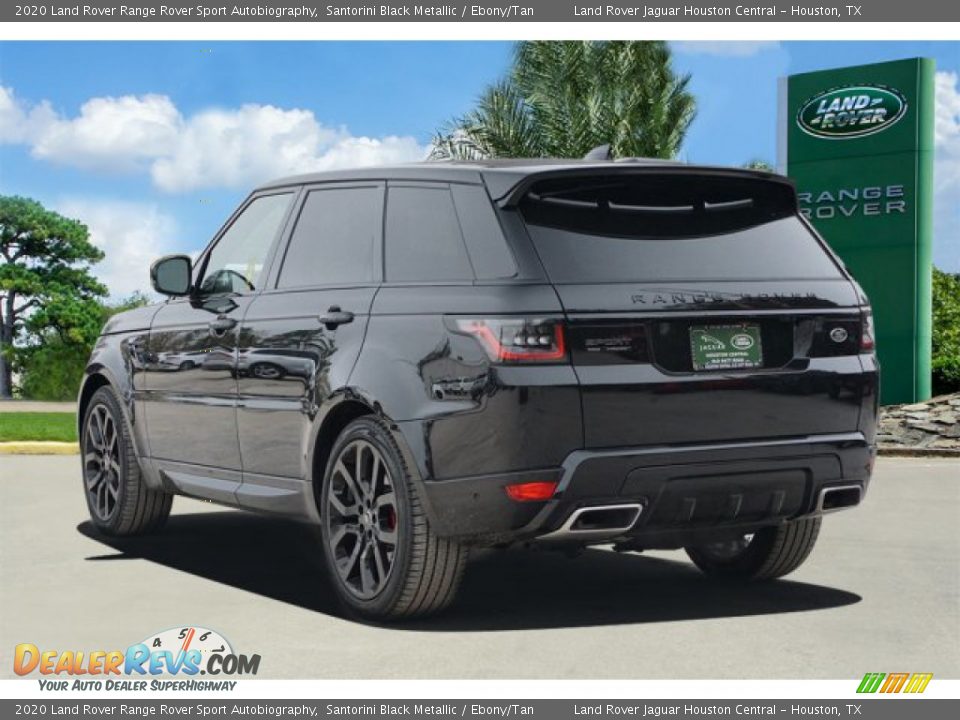 2020 Land Rover Range Rover Sport Autobiography Santorini Black Metallic / Ebony/Tan Photo #4