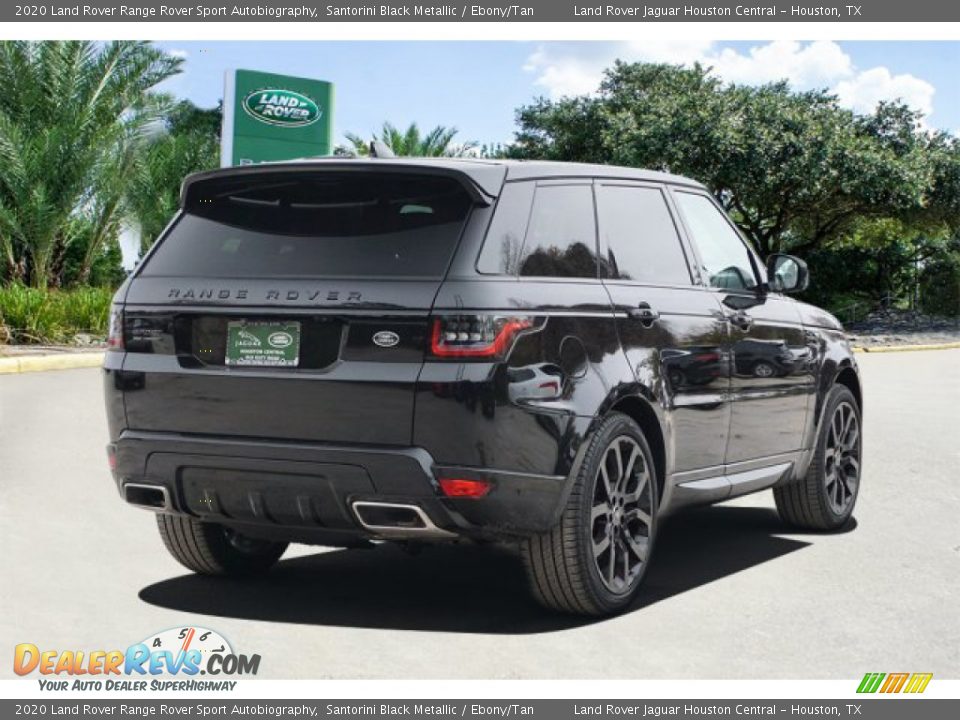 2020 Land Rover Range Rover Sport Autobiography Santorini Black Metallic / Ebony/Tan Photo #5