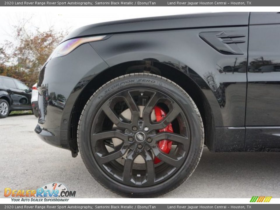 2020 Land Rover Range Rover Sport Autobiography Santorini Black Metallic / Ebony/Tan Photo #7
