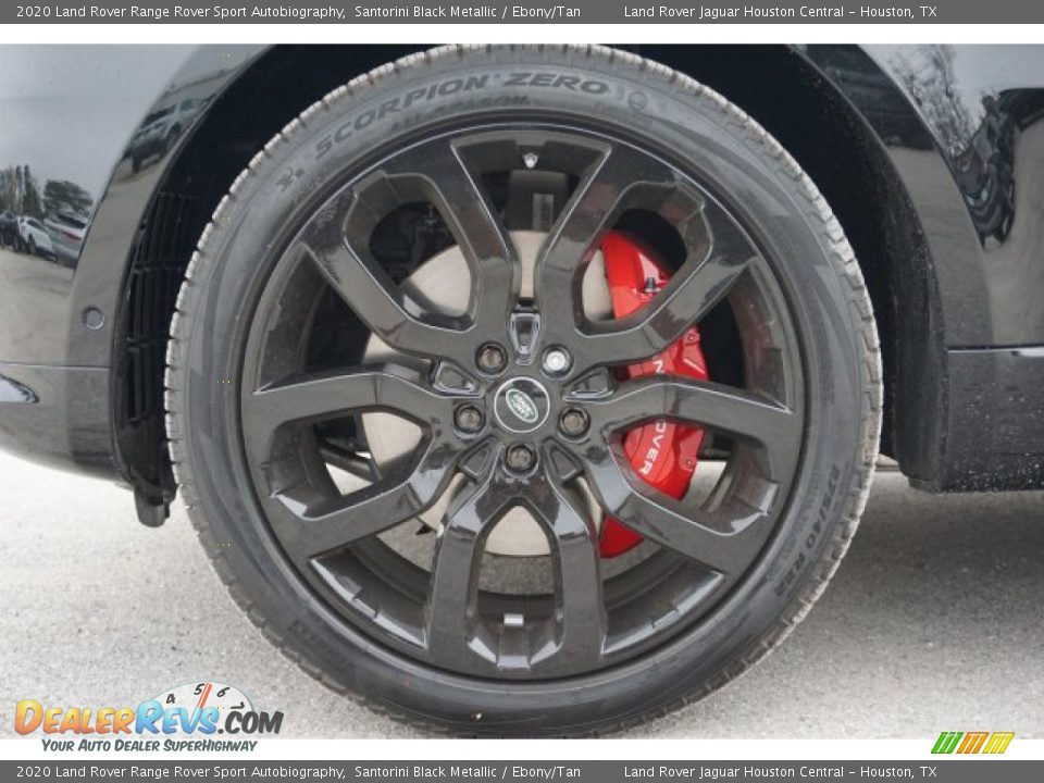 2020 Land Rover Range Rover Sport Autobiography Santorini Black Metallic / Ebony/Tan Photo #9