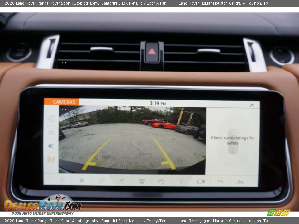 2020 Land Rover Range Rover Sport Autobiography Santorini Black Metallic / Ebony/Tan Photo #15