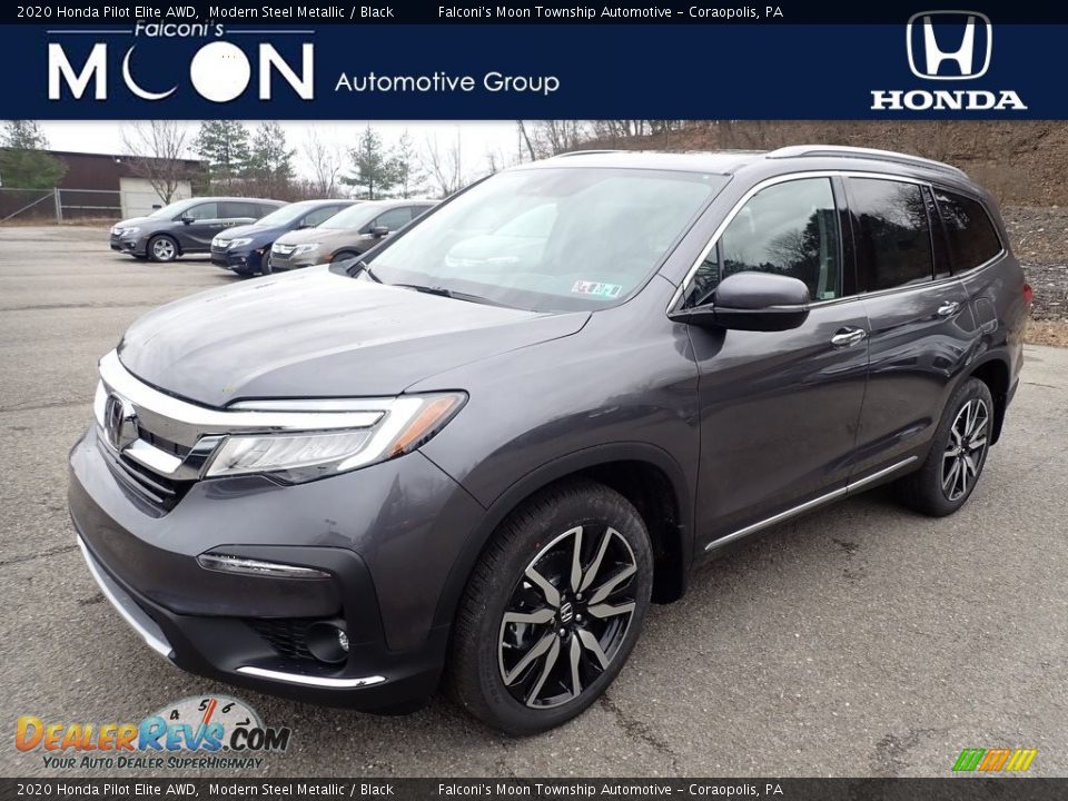 2020 Honda Pilot Elite AWD Modern Steel Metallic / Black Photo #1