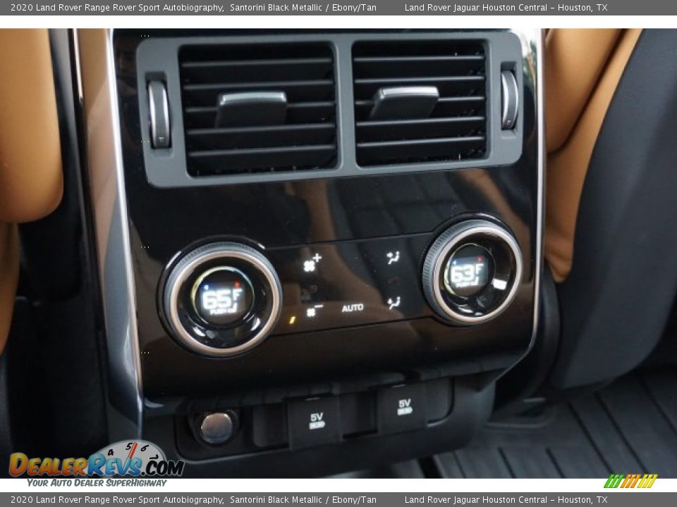 2020 Land Rover Range Rover Sport Autobiography Santorini Black Metallic / Ebony/Tan Photo #29