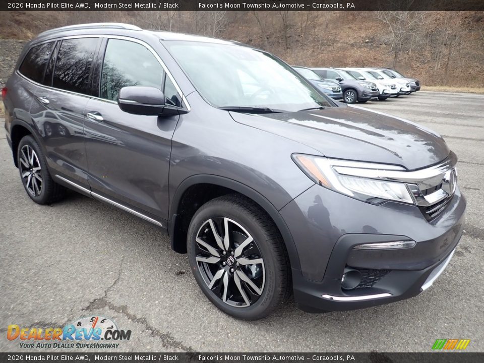 Front 3/4 View of 2020 Honda Pilot Elite AWD Photo #5