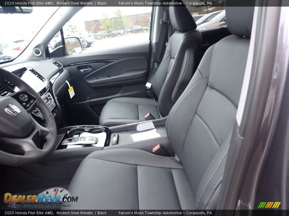 2020 Honda Pilot Elite AWD Modern Steel Metallic / Black Photo #8