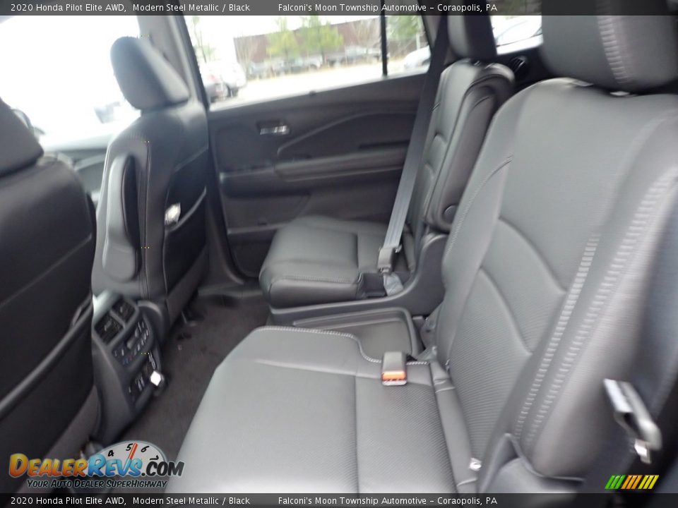 2020 Honda Pilot Elite AWD Modern Steel Metallic / Black Photo #9