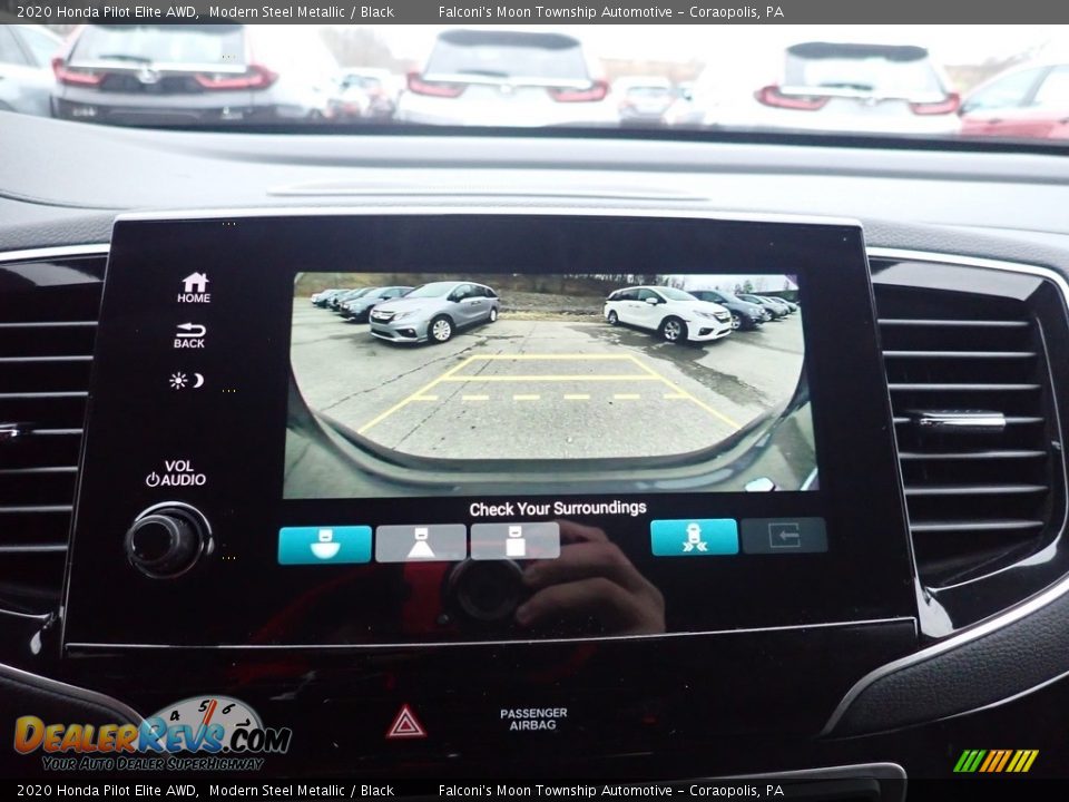 2020 Honda Pilot Elite AWD Modern Steel Metallic / Black Photo #15