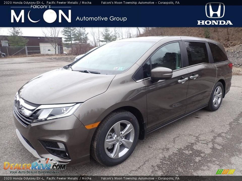 2020 Honda Odyssey EX-L Pacific Pewter Metallic / Mocha Photo #1