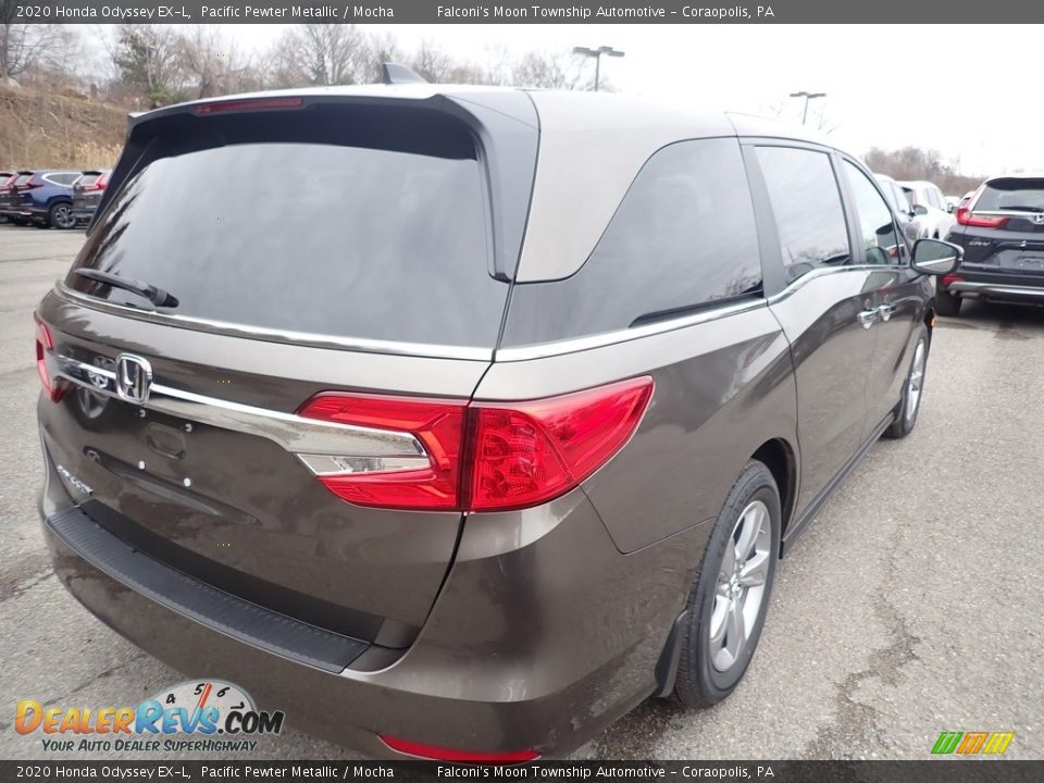 2020 Honda Odyssey EX-L Pacific Pewter Metallic / Mocha Photo #4