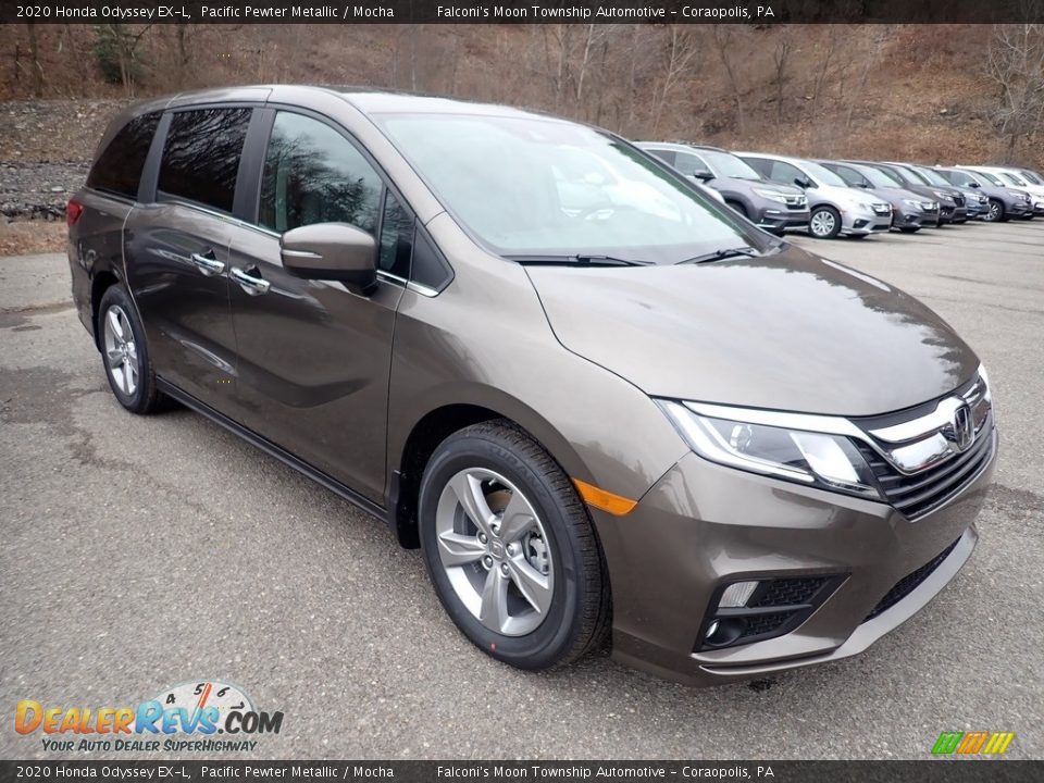 2020 Honda Odyssey EX-L Pacific Pewter Metallic / Mocha Photo #5