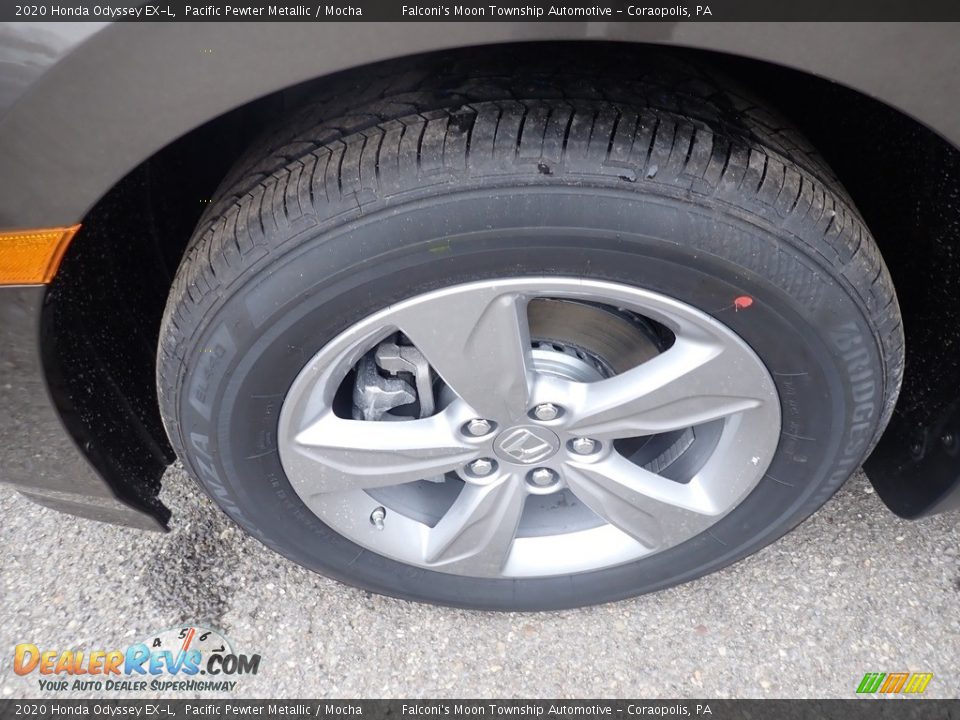 2020 Honda Odyssey EX-L Pacific Pewter Metallic / Mocha Photo #7