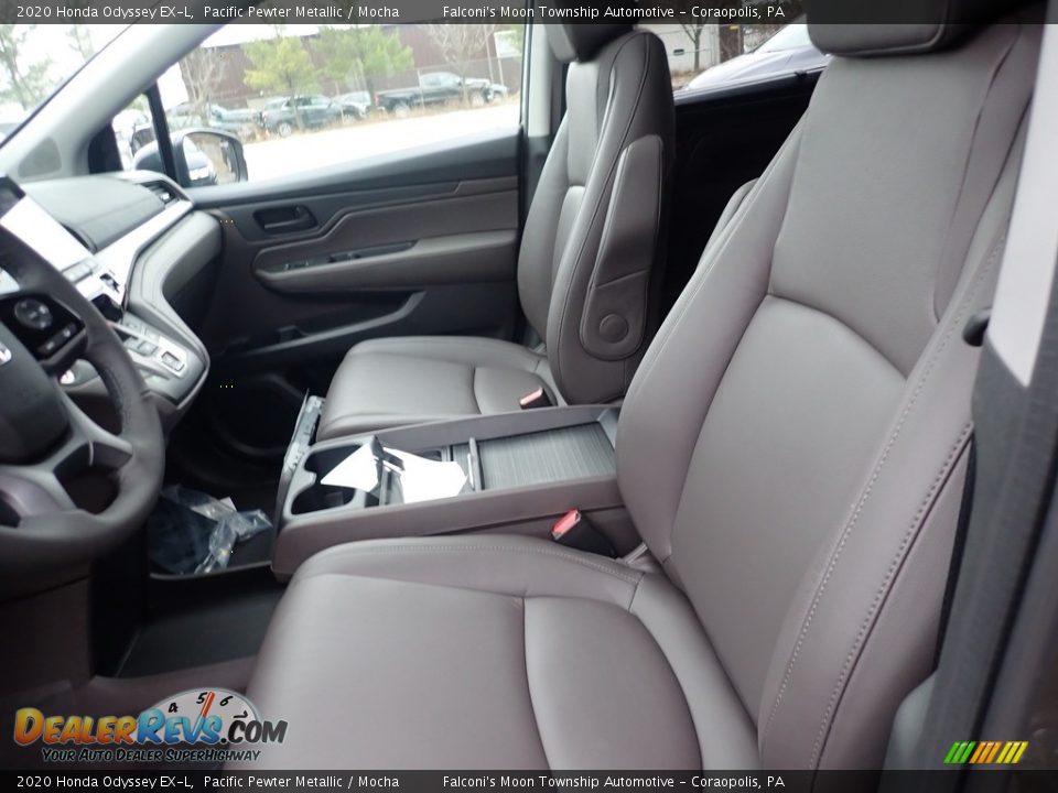 2020 Honda Odyssey EX-L Pacific Pewter Metallic / Mocha Photo #8