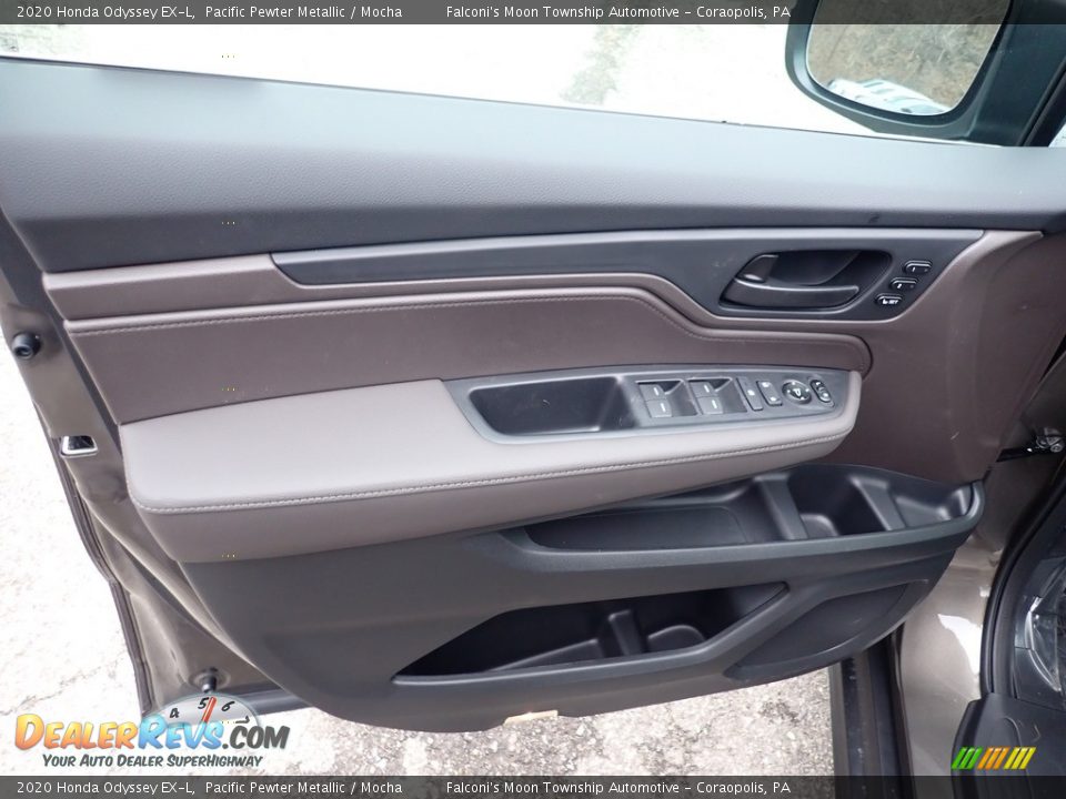 2020 Honda Odyssey EX-L Pacific Pewter Metallic / Mocha Photo #11