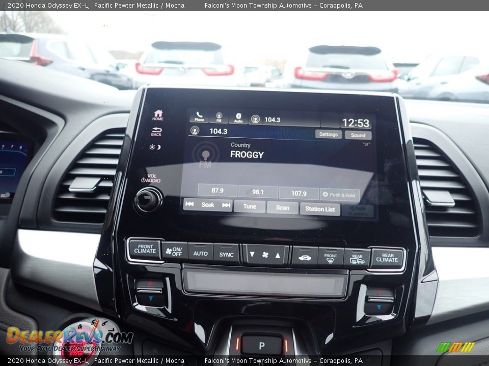 2020 Honda Odyssey EX-L Pacific Pewter Metallic / Mocha Photo #14