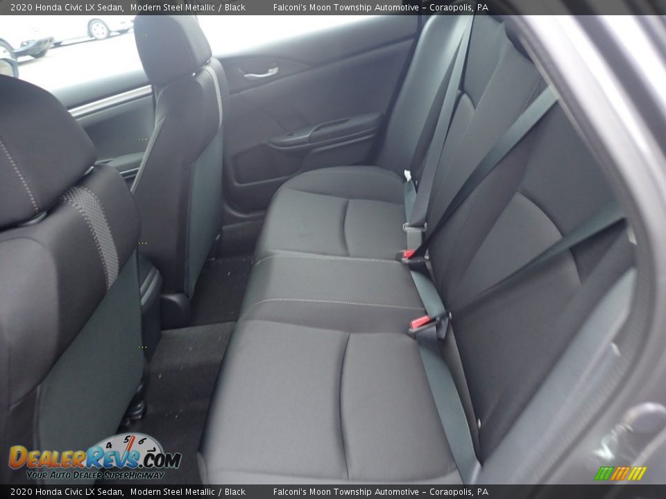 2020 Honda Civic LX Sedan Modern Steel Metallic / Black Photo #10