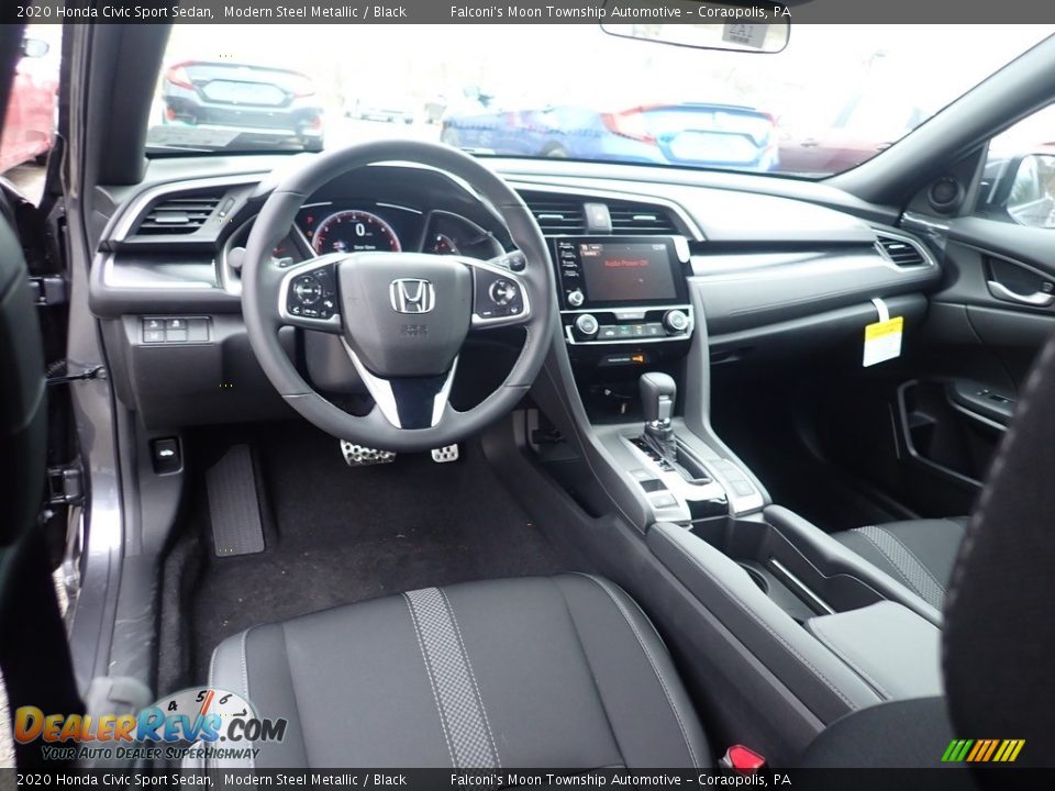 2020 Honda Civic Sport Sedan Modern Steel Metallic / Black Photo #10