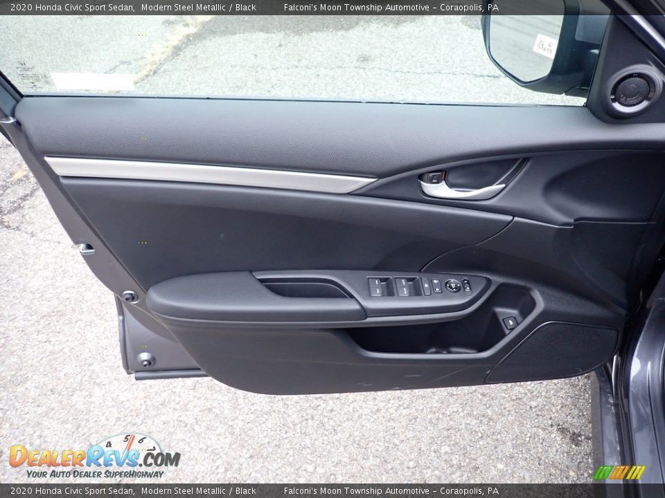 2020 Honda Civic Sport Sedan Modern Steel Metallic / Black Photo #11