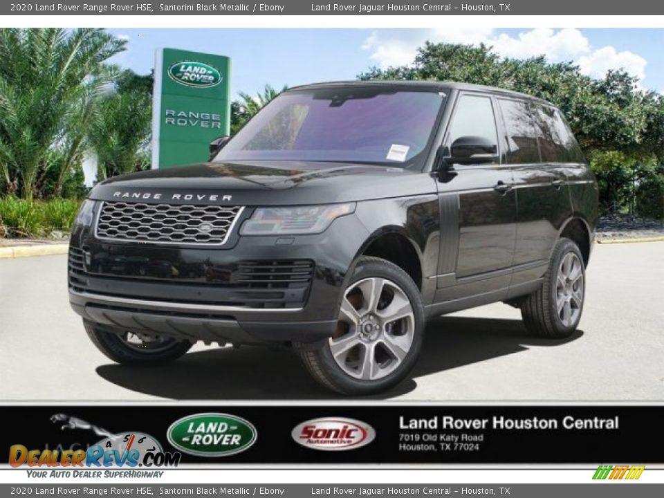 2020 Land Rover Range Rover HSE Santorini Black Metallic / Ebony Photo #1