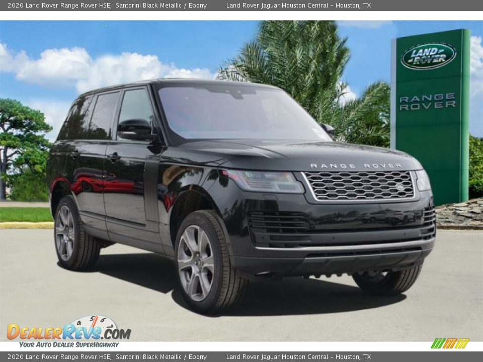 2020 Land Rover Range Rover HSE Santorini Black Metallic / Ebony Photo #2