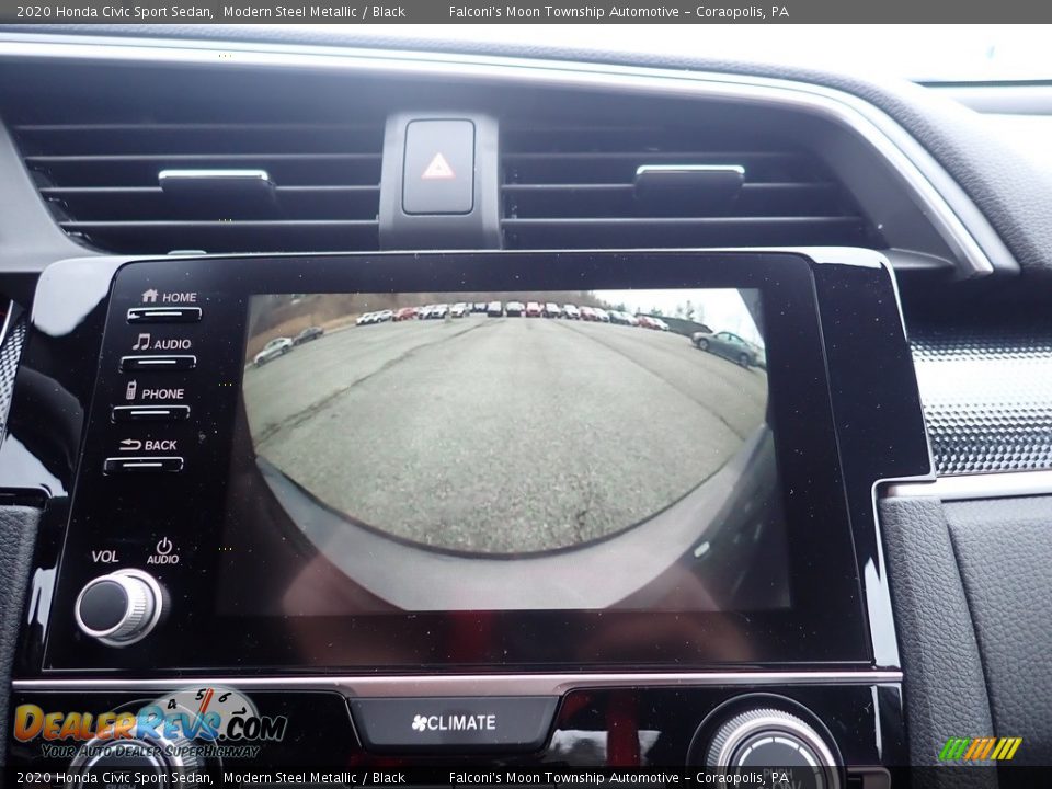 2020 Honda Civic Sport Sedan Modern Steel Metallic / Black Photo #14