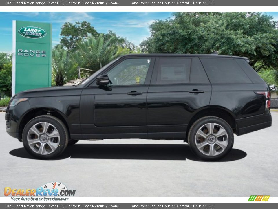 2020 Land Rover Range Rover HSE Santorini Black Metallic / Ebony Photo #3