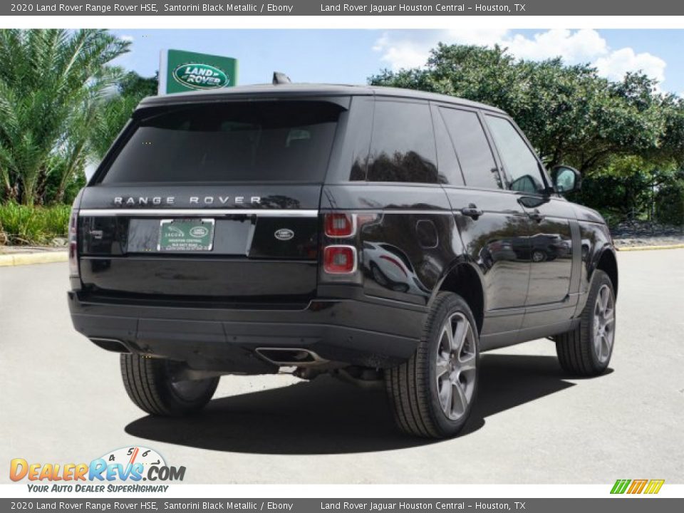 2020 Land Rover Range Rover HSE Santorini Black Metallic / Ebony Photo #5