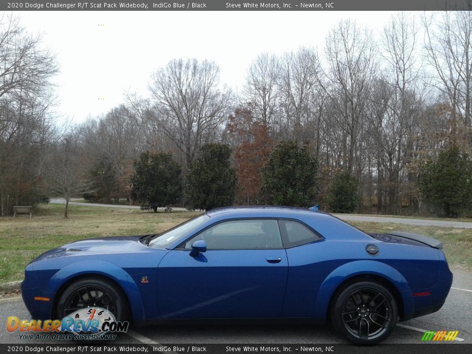 2020 Dodge Challenger R/T Scat Pack Widebody IndiGo Blue / Black Photo #1