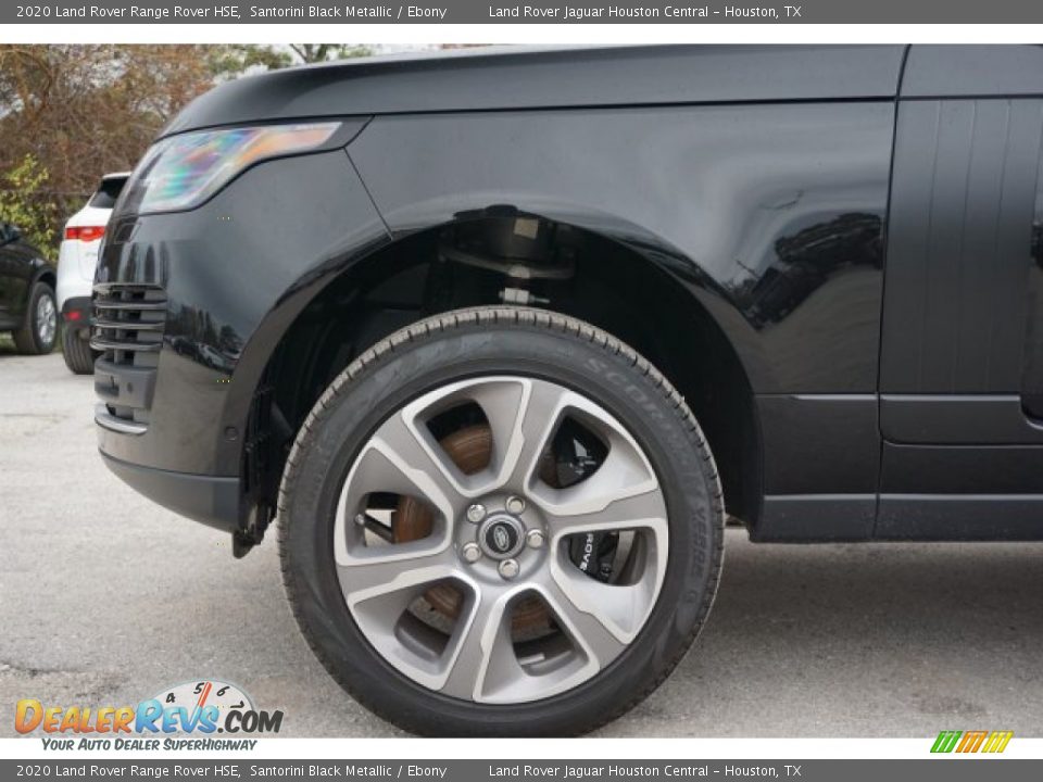 2020 Land Rover Range Rover HSE Santorini Black Metallic / Ebony Photo #7
