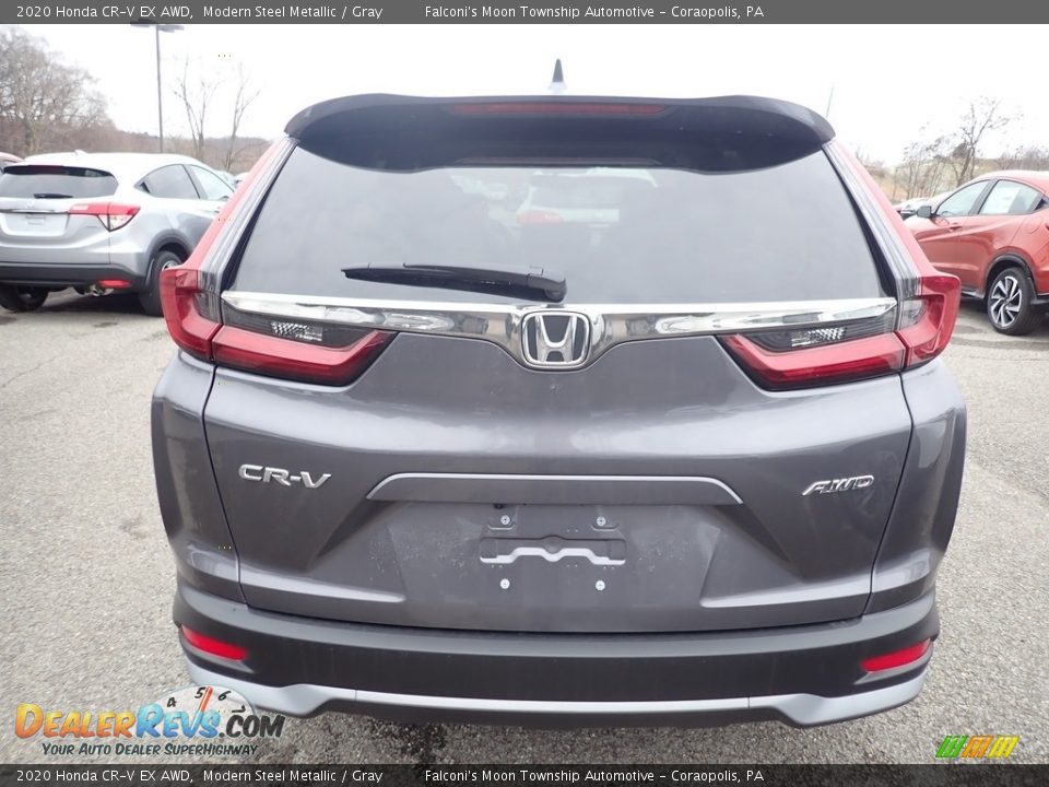 2020 Honda CR-V EX AWD Modern Steel Metallic / Gray Photo #3