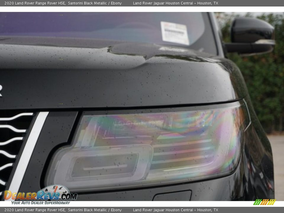 2020 Land Rover Range Rover HSE Santorini Black Metallic / Ebony Photo #8
