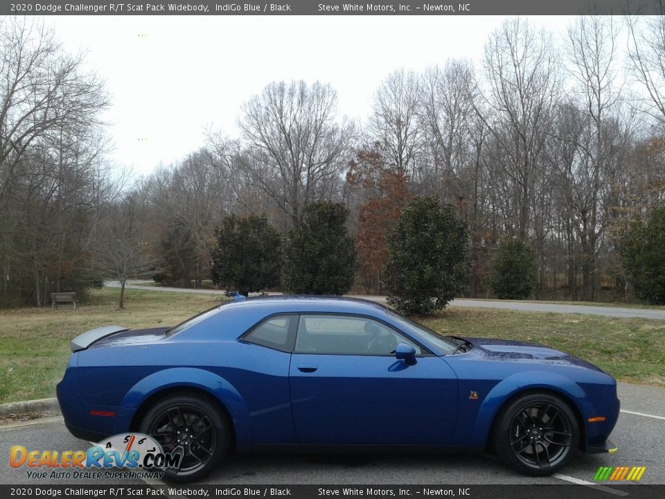 2020 Dodge Challenger R/T Scat Pack Widebody IndiGo Blue / Black Photo #5