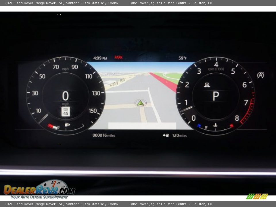 2020 Land Rover Range Rover HSE Santorini Black Metallic / Ebony Photo #13