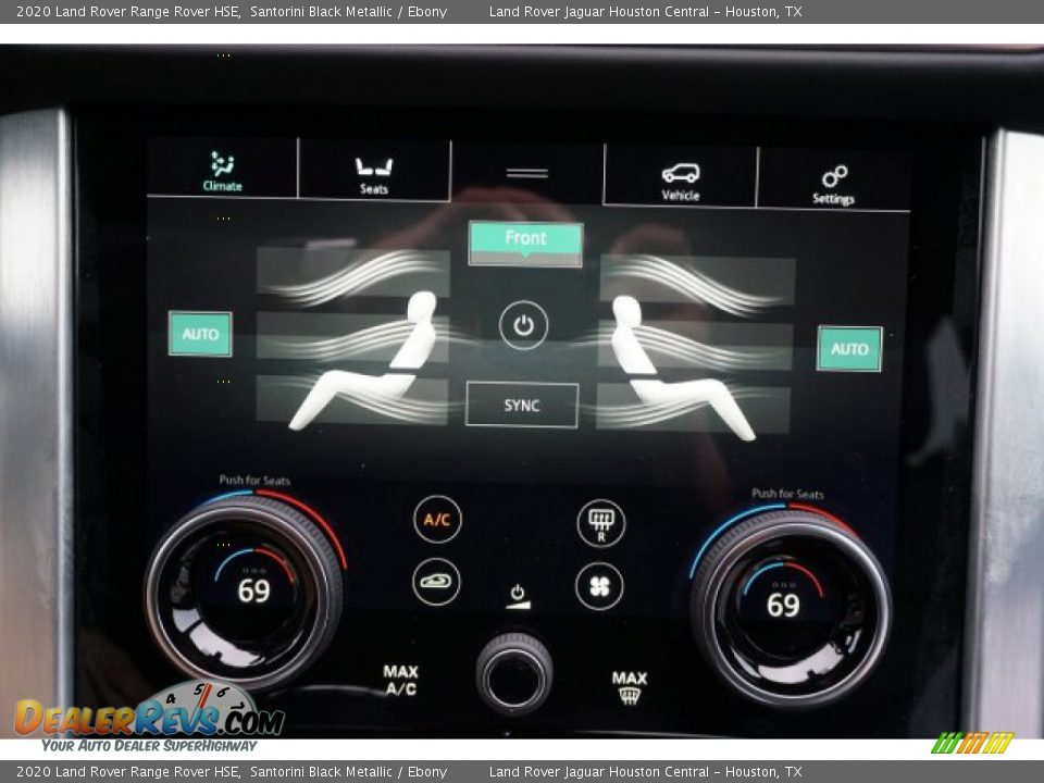2020 Land Rover Range Rover HSE Santorini Black Metallic / Ebony Photo #16