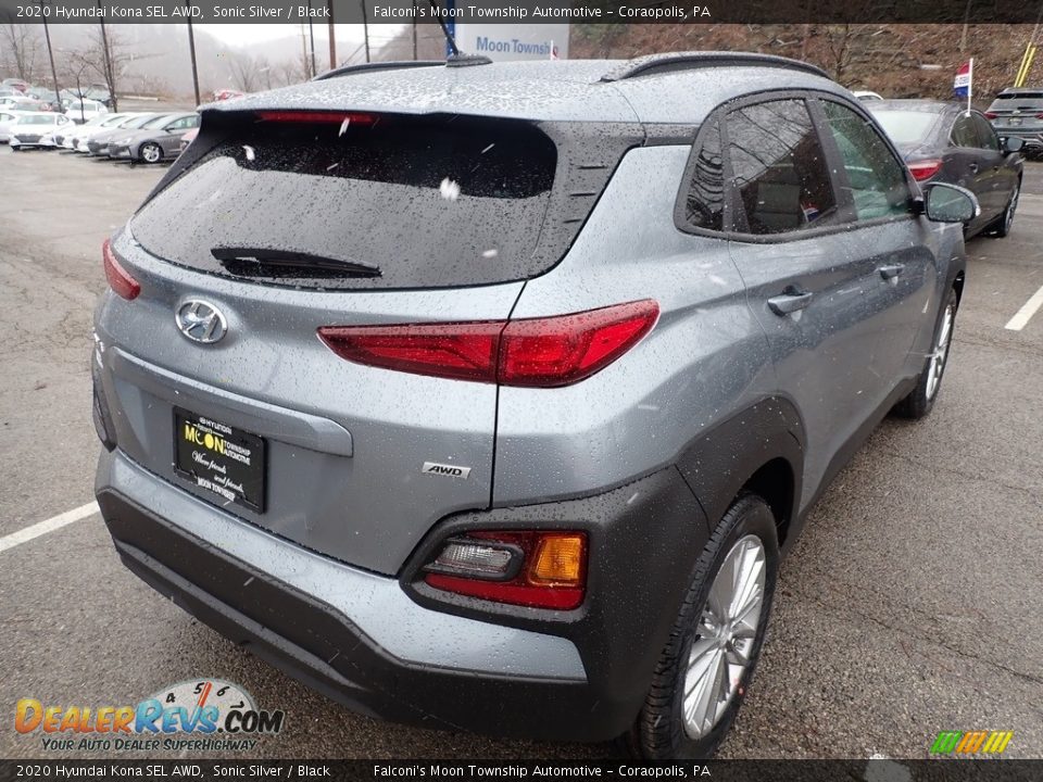 2020 Hyundai Kona SEL AWD Sonic Silver / Black Photo #2