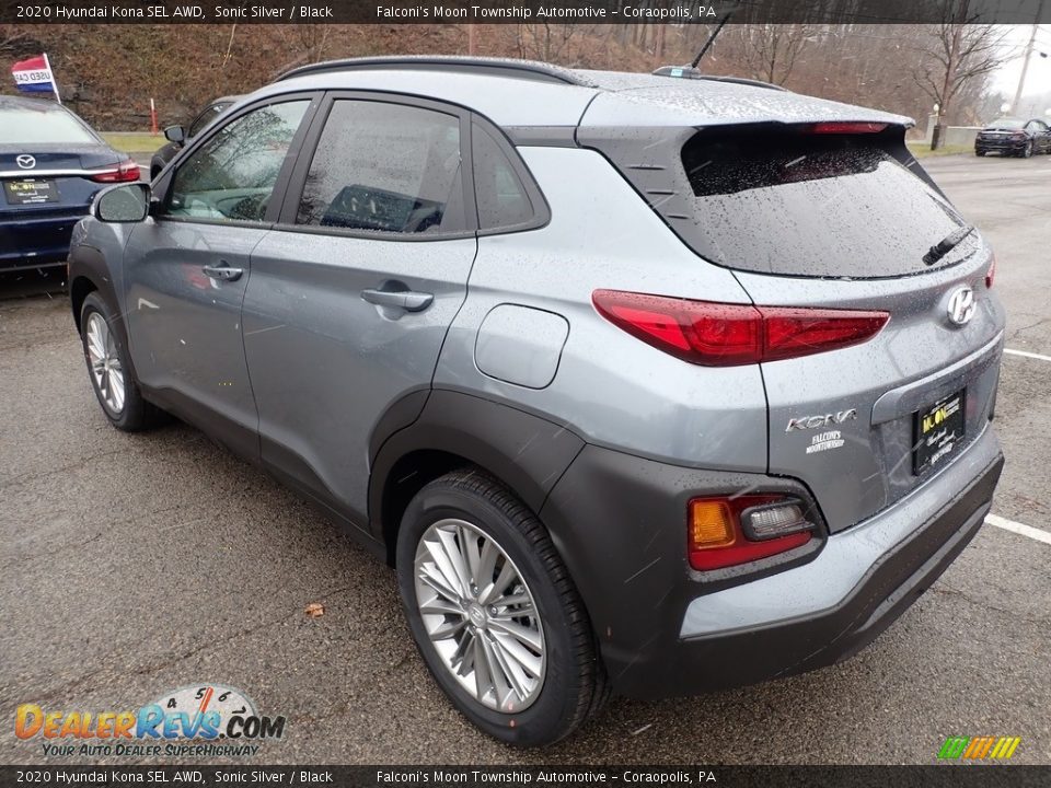 2020 Hyundai Kona SEL AWD Sonic Silver / Black Photo #6
