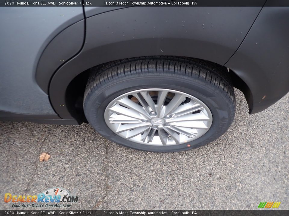 2020 Hyundai Kona SEL AWD Sonic Silver / Black Photo #7