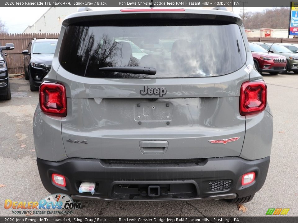 2020 Jeep Renegade Trailhawk 4x4 Sting-Gray / Black Photo #4