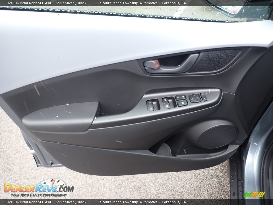 2020 Hyundai Kona SEL AWD Sonic Silver / Black Photo #10