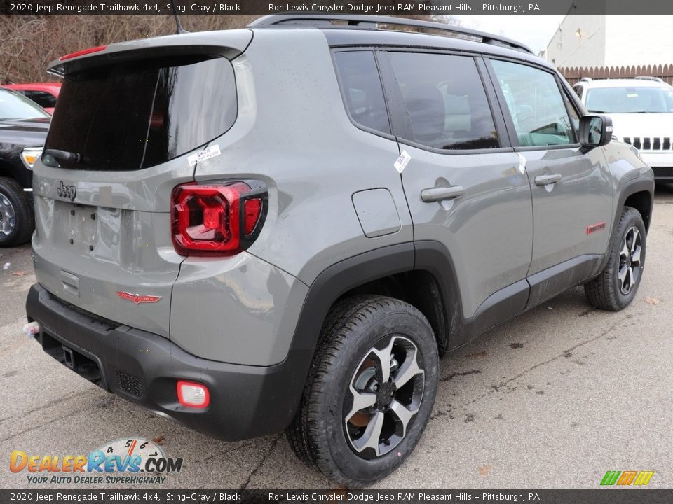 2020 Jeep Renegade Trailhawk 4x4 Sting-Gray / Black Photo #6