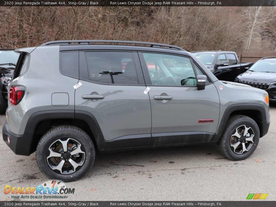 2020 Jeep Renegade Trailhawk 4x4 Sting-Gray / Black Photo #7