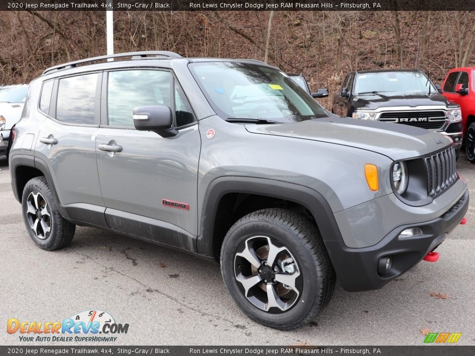 2020 Jeep Renegade Trailhawk 4x4 Sting-Gray / Black Photo #8