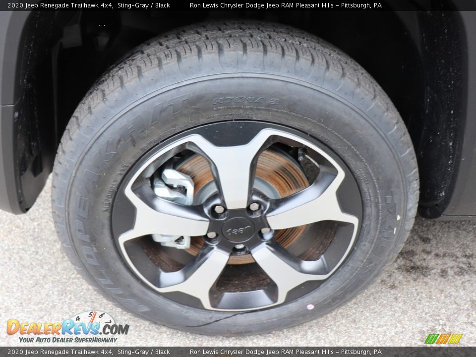 2020 Jeep Renegade Trailhawk 4x4 Sting-Gray / Black Photo #10