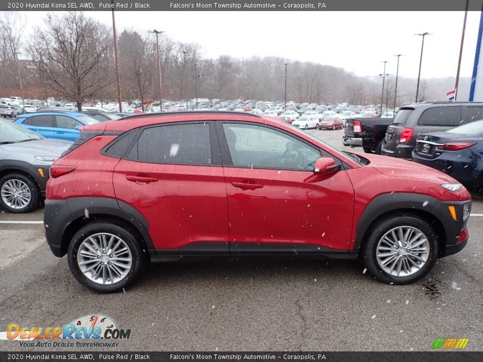 2020 Hyundai Kona SEL AWD Pulse Red / Black Photo #1