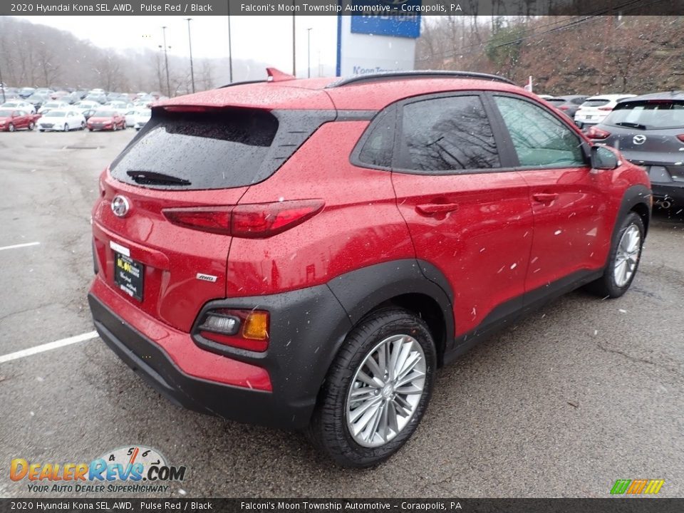 2020 Hyundai Kona SEL AWD Pulse Red / Black Photo #2