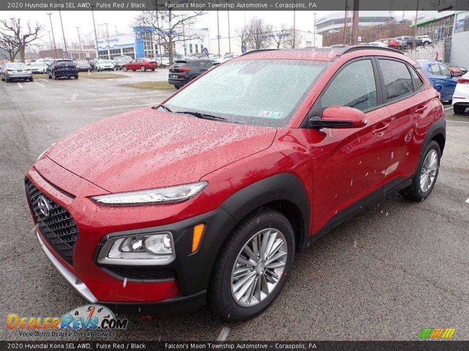 2020 Hyundai Kona SEL AWD Pulse Red / Black Photo #5