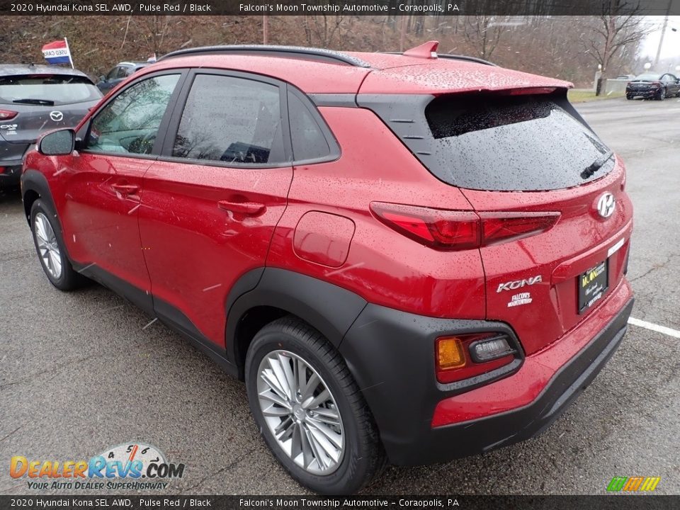 2020 Hyundai Kona SEL AWD Pulse Red / Black Photo #6