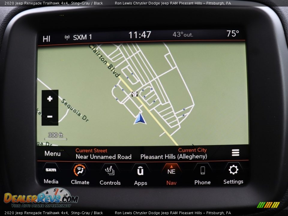 2020 Jeep Renegade Trailhawk 4x4 Sting-Gray / Black Photo #17