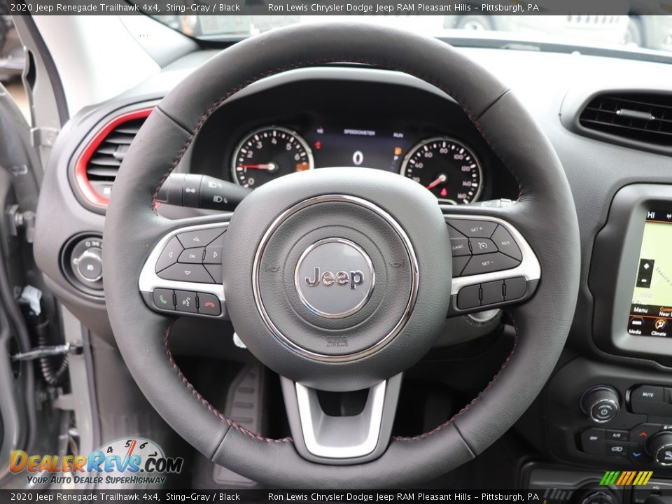 2020 Jeep Renegade Trailhawk 4x4 Sting-Gray / Black Photo #18